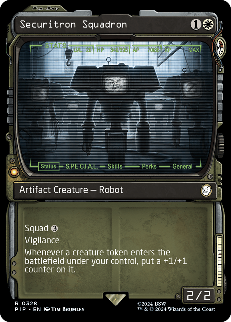 Securitron Squadron (Showcase) [Fallout] | Jomio and Rueliete's Cards and Comics