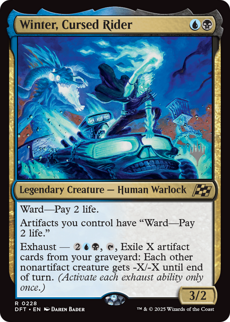 Winter, Cursed Rider (Promo Pack) [Aetherdrift Promos] | Jomio and Rueliete's Cards and Comics