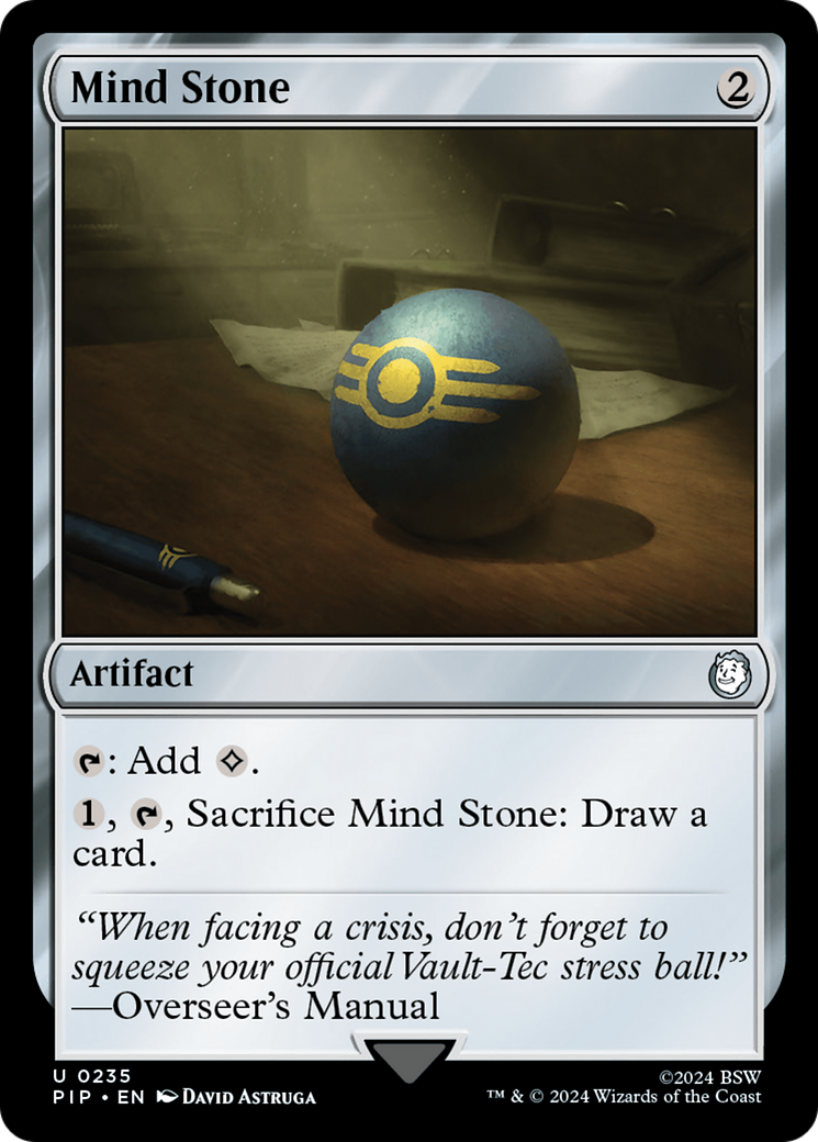 Mind Stone [Fallout] | Jomio and Rueliete's Cards and Comics