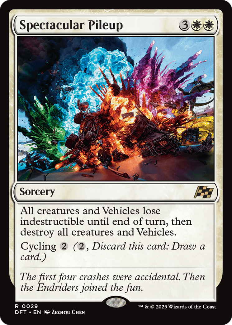 Spectacular Pileup [Aetherdrift] | Jomio and Rueliete's Cards and Comics