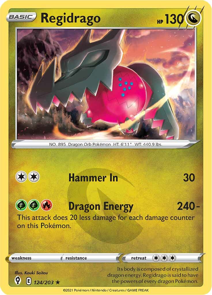 Regidrago (124/203) [Sword & Shield: Evolving Skies] | Jomio and Rueliete's Cards and Comics