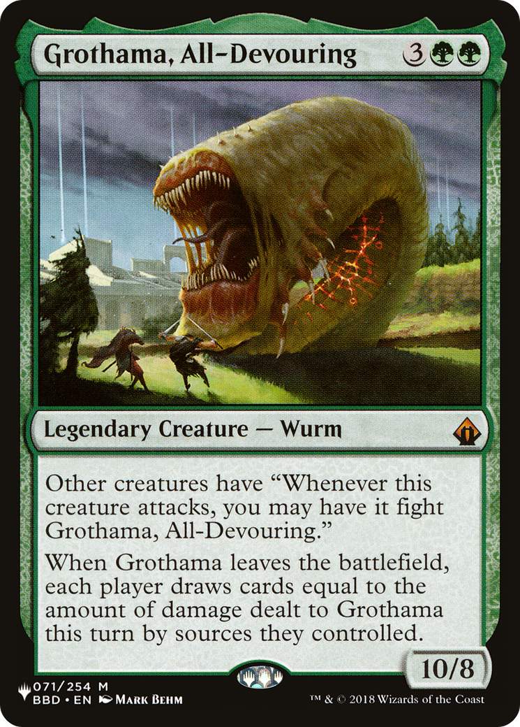 Grothama, All-Devouring [The List] | Jomio and Rueliete's Cards and Comics