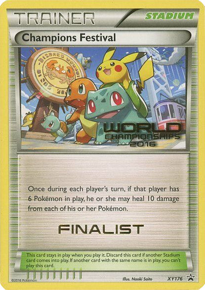 Champions Festival (XY176) (2016 Finalist) [XY: Black Star Promos] | Jomio and Rueliete's Cards and Comics