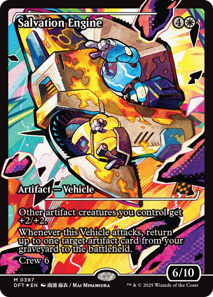 Salvation Engine (Showcase) [Aetherdrift] | Jomio and Rueliete's Cards and Comics