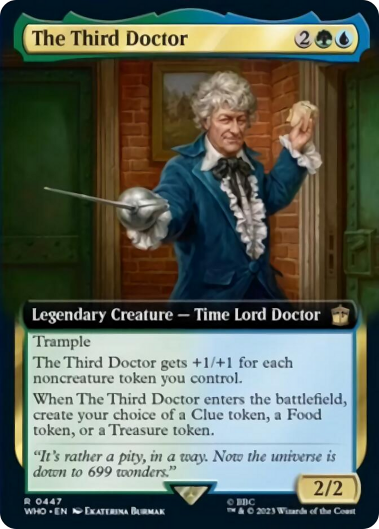 The Third Doctor (Extended Art) [Doctor Who] | Jomio and Rueliete's Cards and Comics