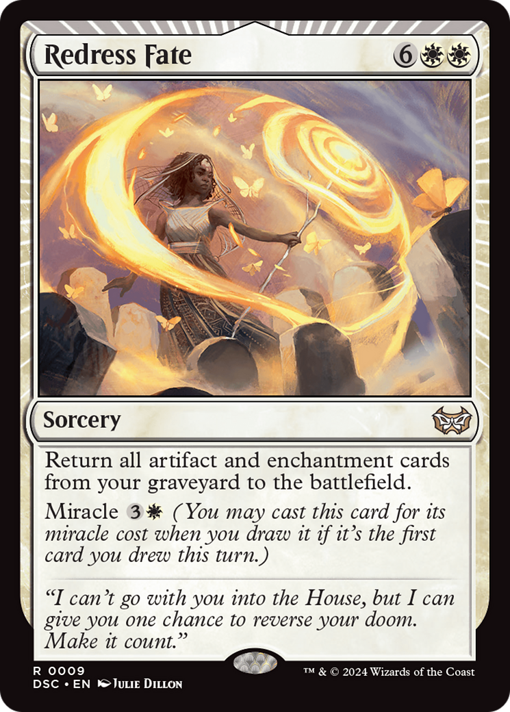 Redress Fate [Duskmourn: House of Horror Commander] | Jomio and Rueliete's Cards and Comics