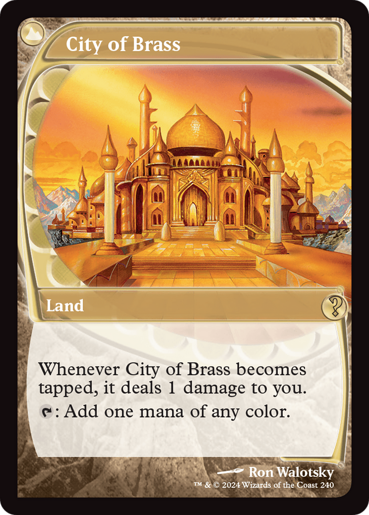 City of Brass (Future Sight) [Mystery Booster 2] | Jomio and Rueliete's Cards and Comics