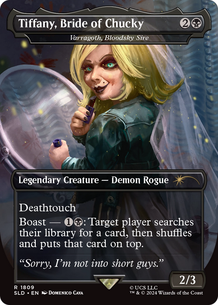 Tiffany, Bride of Chucky - Varragoth, Bloodsky Sire [Secret Lair Drop Series] | Jomio and Rueliete's Cards and Comics