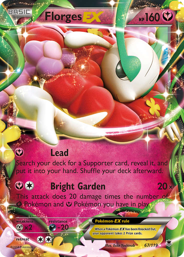 Florges EX (67/119) [XY: Phantom Forces] | Jomio and Rueliete's Cards and Comics