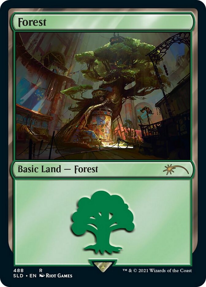 Forest (488) [Secret Lair Drop Series] | Jomio and Rueliete's Cards and Comics