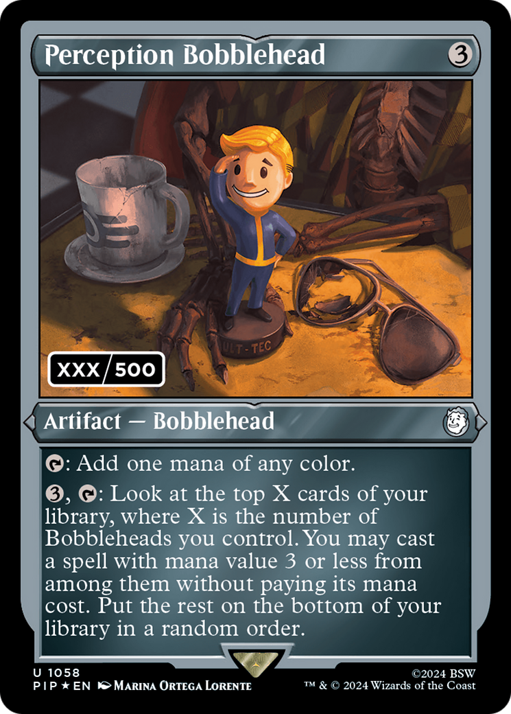 Perception Bobblehead (Serial Numbered) [Fallout] | Jomio and Rueliete's Cards and Comics