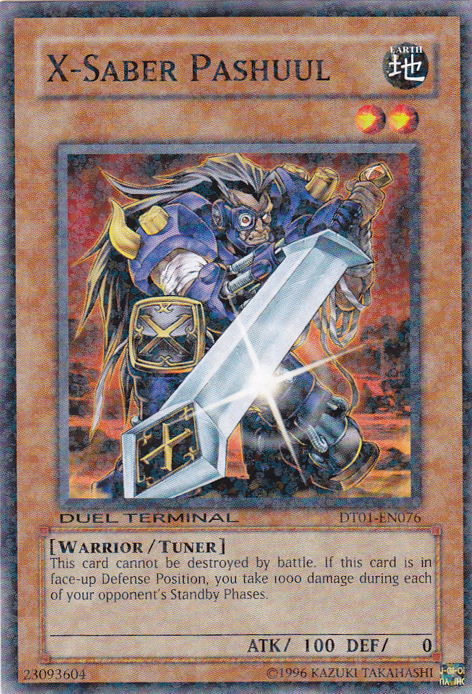 X-Saber Pashuul [DT01-EN076] Common | Jomio and Rueliete's Cards and Comics