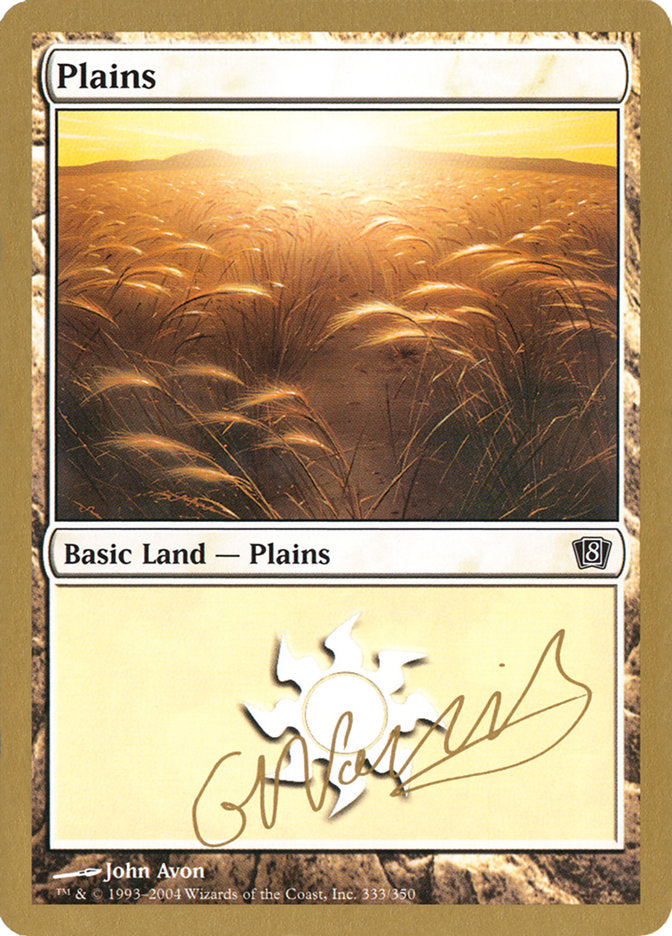 Plains (gn333) (Gabriel Nassif) [World Championship Decks 2004] | Jomio and Rueliete's Cards and Comics