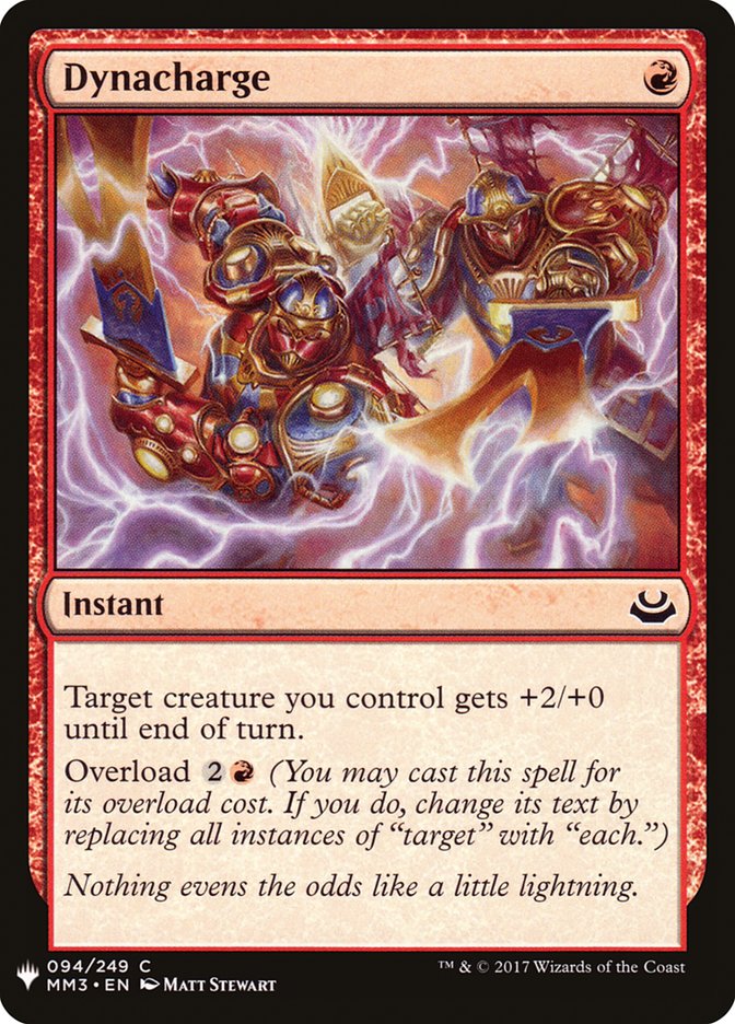 Dynacharge [Mystery Booster] | Jomio and Rueliete's Cards and Comics