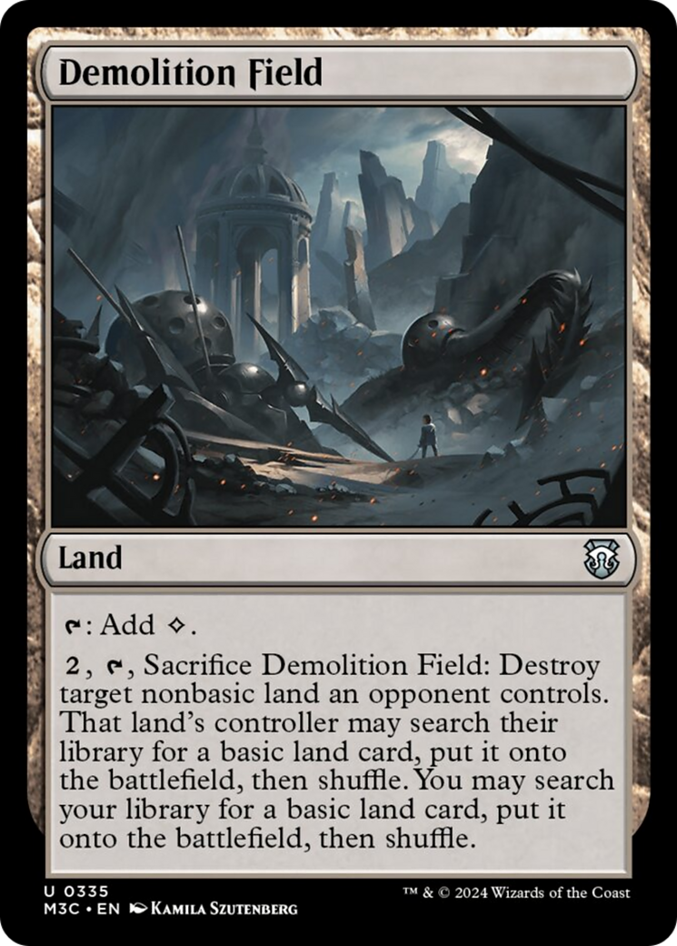 Demolition Field [Modern Horizons 3 Commander] | Jomio and Rueliete's Cards and Comics