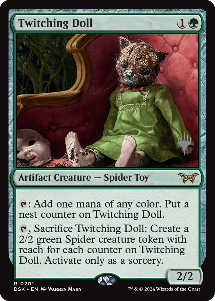 Twitching Doll (Promo Pack) [Duskmourn: House of Horror Promos] | Jomio and Rueliete's Cards and Comics