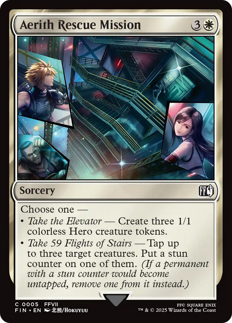 Aerith Rescue Mission [FINAL FANTASY] | Jomio and Rueliete's Cards and Comics