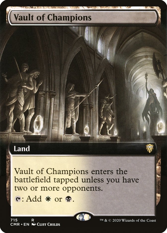 Vault of Champions (Extended Art) [Commander Legends] | Jomio and Rueliete's Cards and Comics
