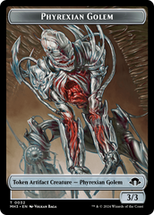 Servo // Phyrexian Golem Double-Sided Token [Modern Horizons 3 Tokens] | Jomio and Rueliete's Cards and Comics