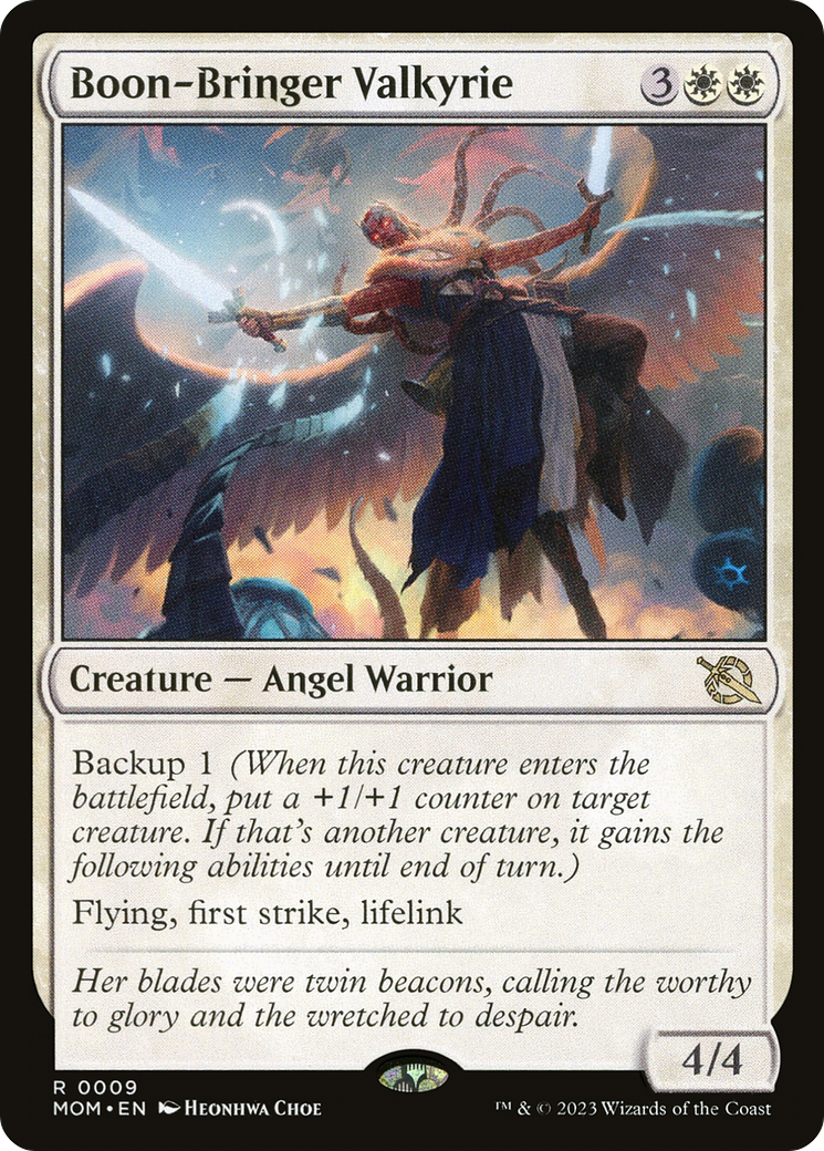 Boon-Bringer Valkyrie [March of the Machine] | Jomio and Rueliete's Cards and Comics