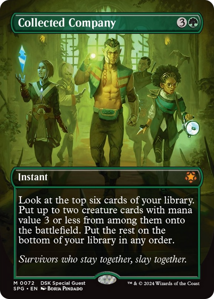 Collected Company (Borderless) [Duskmourn: House of Horror Special Guests] | Jomio and Rueliete's Cards and Comics