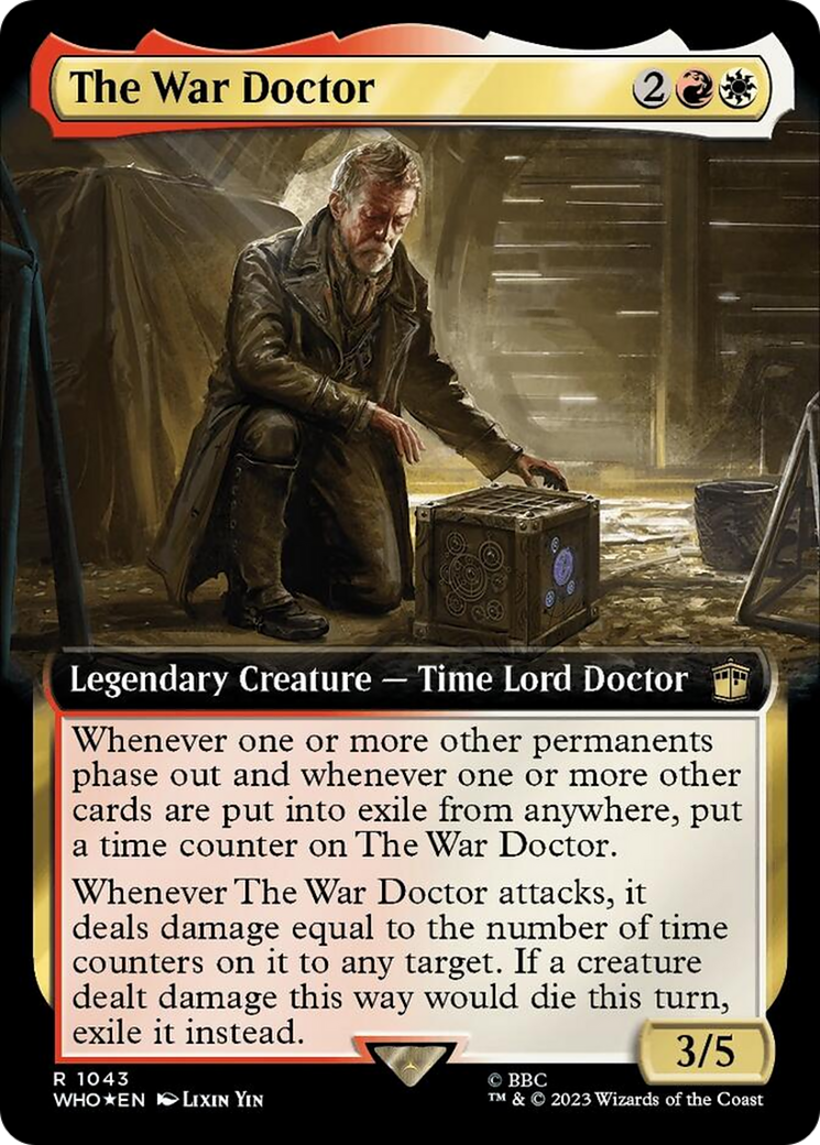 The War Doctor (Extended Art) (Surge Foil) [Doctor Who] | Jomio and Rueliete's Cards and Comics