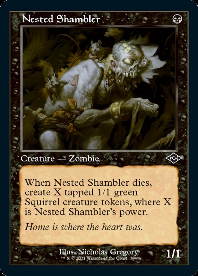 Nested Shambler (Retro) [Modern Horizons 2] | Jomio and Rueliete's Cards and Comics