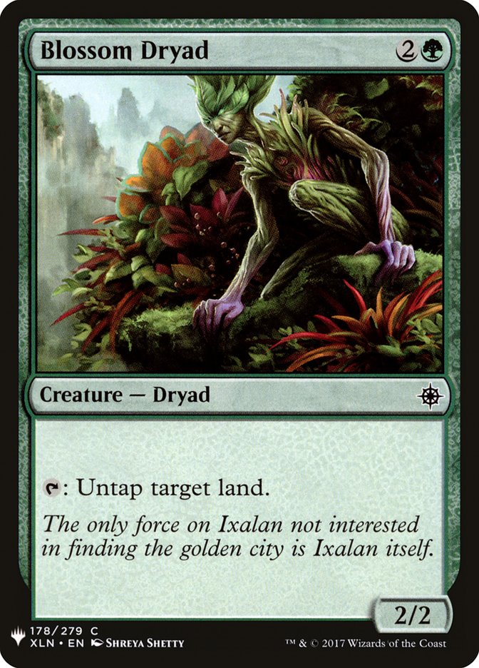 Blossom Dryad [Mystery Booster] | Jomio and Rueliete's Cards and Comics