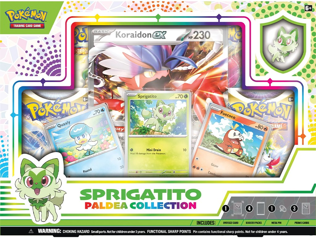 Paldea Collection (Sprigatito) (Koraidon EX) | Jomio and Rueliete's Cards and Comics