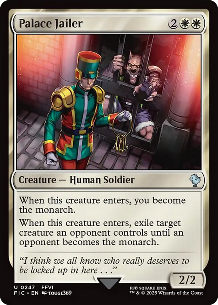 Palace Jailer [FINAL FANTASY Commander] | Jomio and Rueliete's Cards and Comics