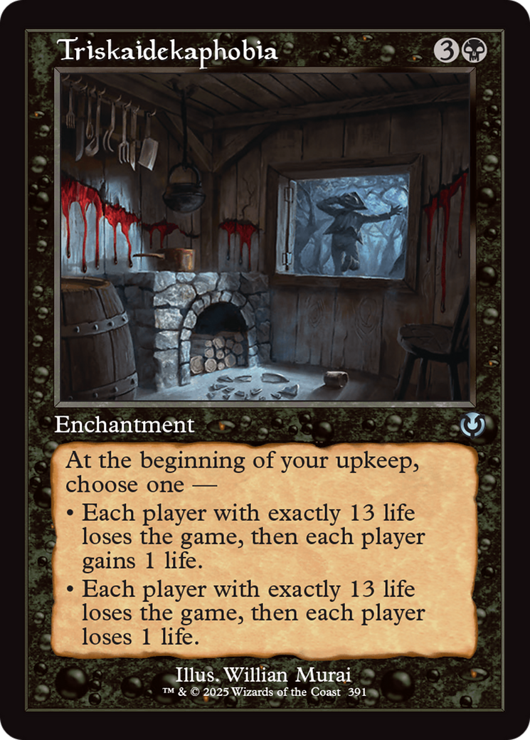 Triskaidekaphobia (Retro Frame) [Innistrad Remastered] | Jomio and Rueliete's Cards and Comics