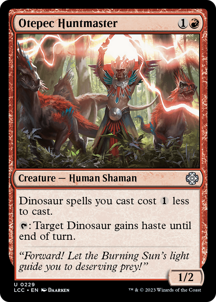 Otepec Huntmaster [The Lost Caverns of Ixalan Commander] | Jomio and Rueliete's Cards and Comics