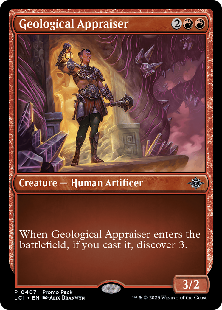 Geological Appraiser [The Lost Caverns of Ixalan Promos] | Jomio and Rueliete's Cards and Comics