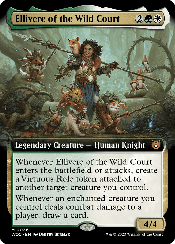 Ellivere of the Wild Court (Extended Art) [Wilds of Eldraine Commander] | Jomio and Rueliete's Cards and Comics