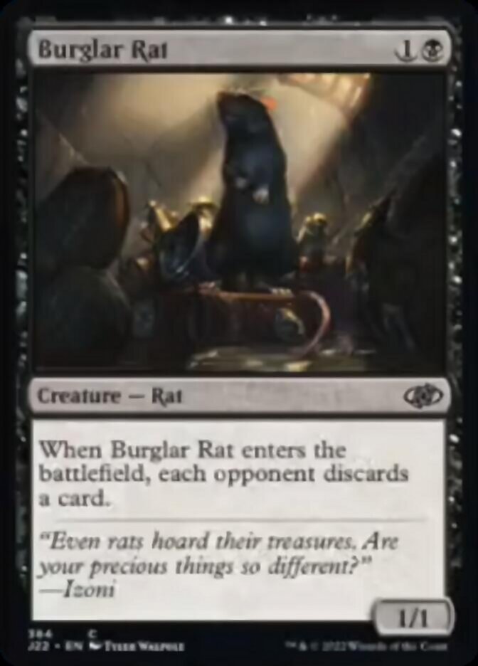 Burglar Rat [Jumpstart 2022] | Jomio and Rueliete's Cards and Comics