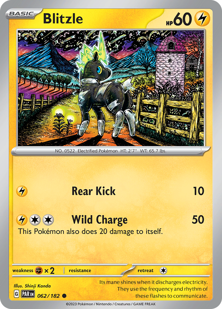 Blitzle (062/182) [Scarlet & Violet: Paradox Rift] | Jomio and Rueliete's Cards and Comics