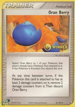 Oran Berry (85/109) (Winner) [EX: Ruby & Sapphire] | Jomio and Rueliete's Cards and Comics