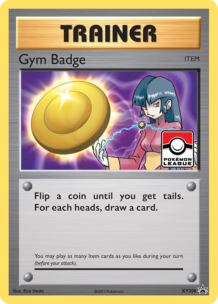 Gym Badge (XY208) (Sabrina) [XY: Black Star Promos] | Jomio and Rueliete's Cards and Comics