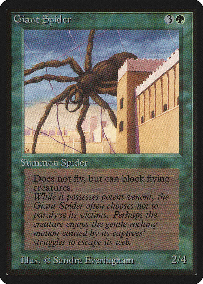 Giant Spider [Beta Edition] | Jomio and Rueliete's Cards and Comics