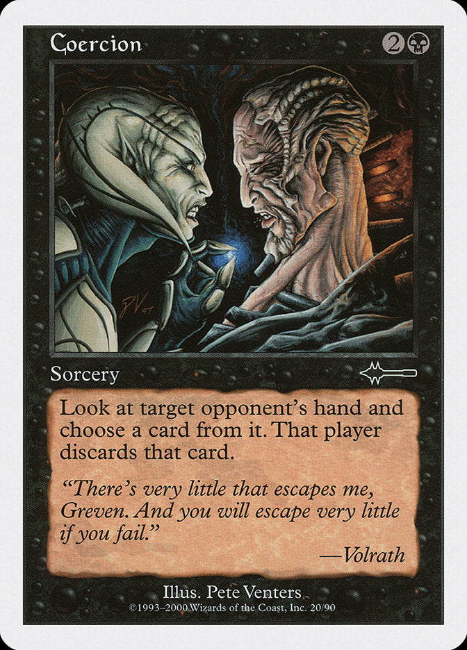 Coercion [Beatdown] | Jomio and Rueliete's Cards and Comics