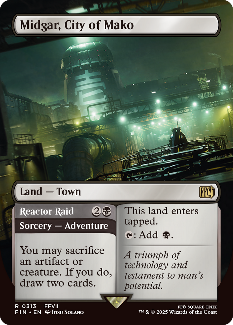 Midgar, City of Mako (Borderless) [FINAL FANTASY] | Jomio and Rueliete's Cards and Comics
