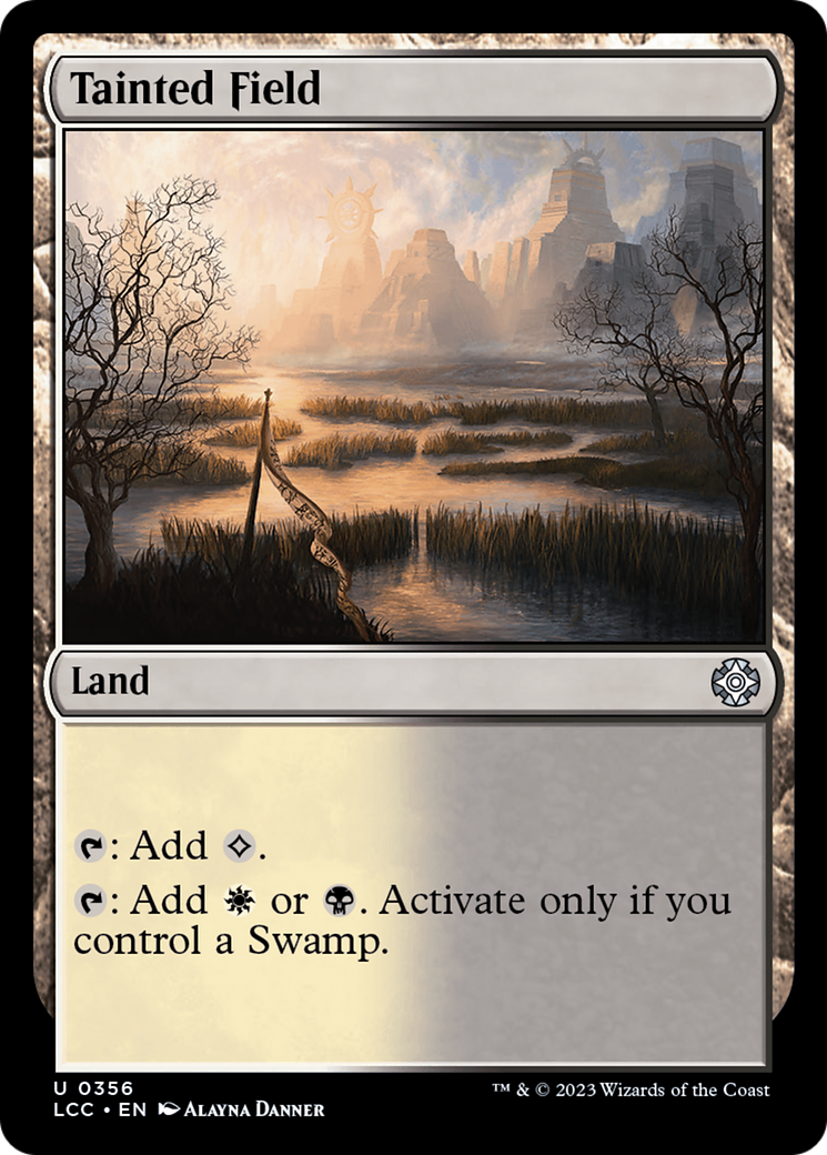Tainted Field [The Lost Caverns of Ixalan Commander] | Jomio and Rueliete's Cards and Comics