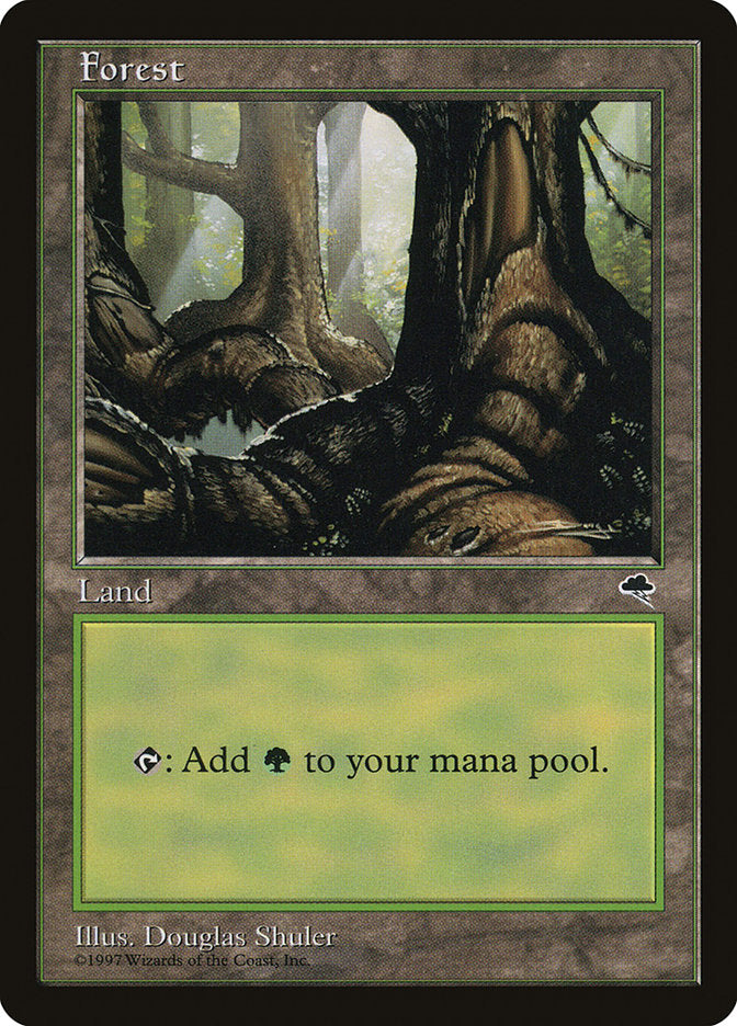 Forest (Large Roots) [Tempest] | Jomio and Rueliete's Cards and Comics