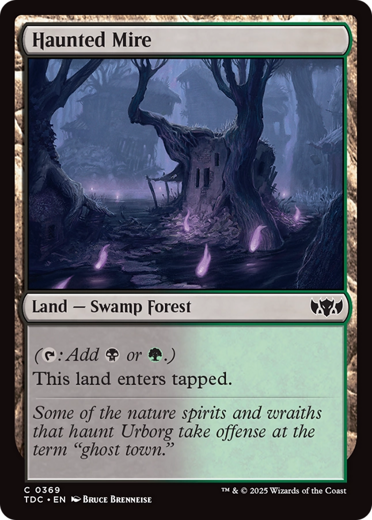 Haunted Mire [Tarkir: Dragonstorm Commander] | Jomio and Rueliete's Cards and Comics