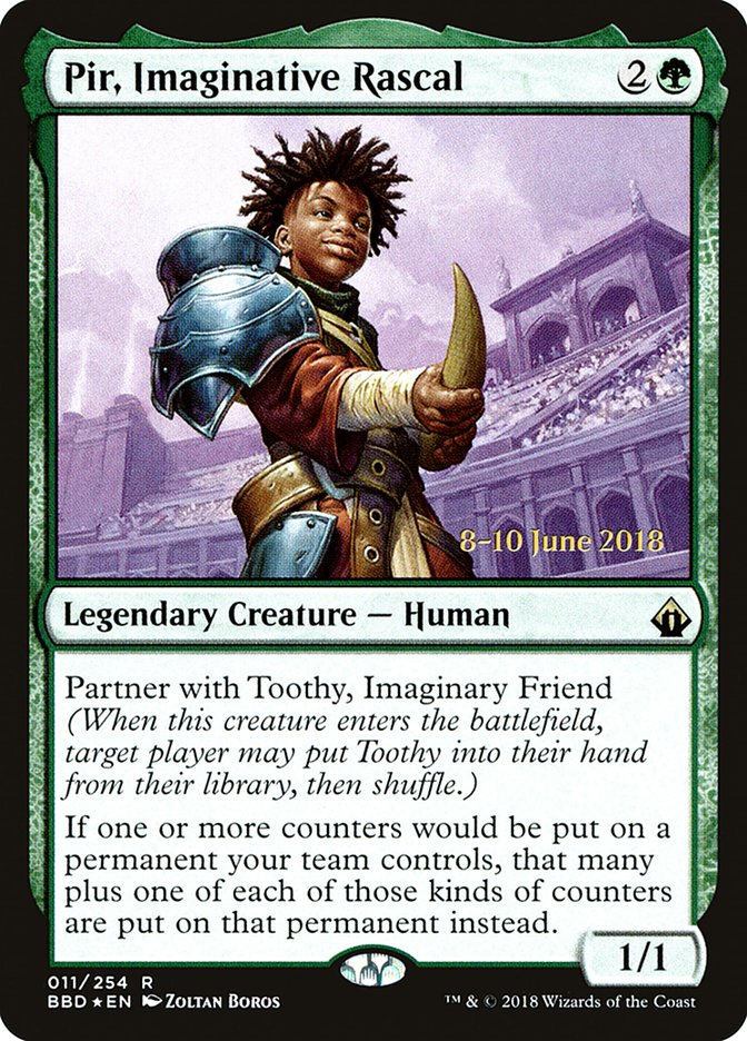 Pir, Imaginative Rascal [Battlebond Prerelease Promos] | Jomio and Rueliete's Cards and Comics