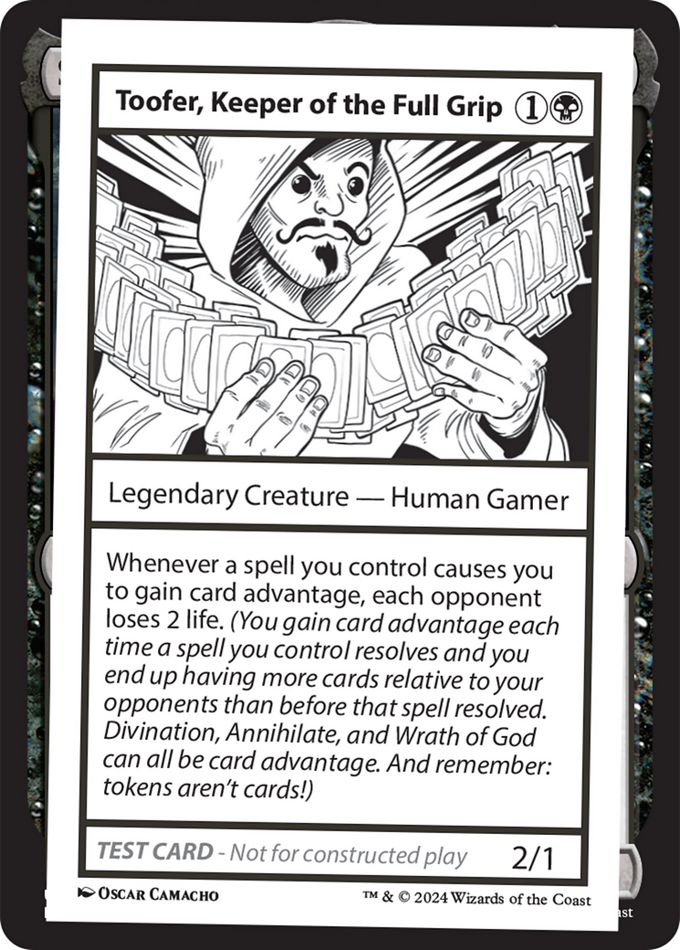 Toofer, Keeper of the Full Grip [Mystery Booster 2 Playtest Cards] | Jomio and Rueliete's Cards and Comics