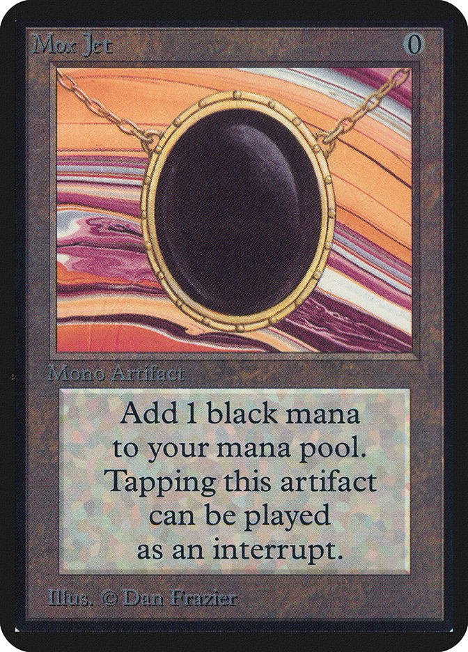 Mox Jet [Alpha Edition] | Jomio and Rueliete's Cards and Comics