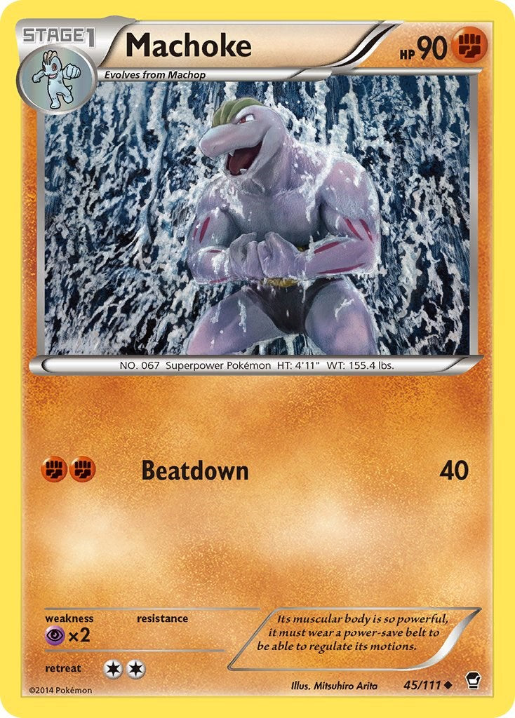 Machoke (45/111) [XY: Furious Fists] | Jomio and Rueliete's Cards and Comics