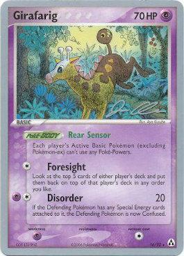 Girafarig (16/92) (Mewtrick - Jason Klaczynski) [World Championships 2006] | Jomio and Rueliete's Cards and Comics