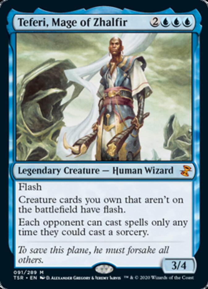 Teferi, Mage of Zhalfir [Time Spiral Remastered] | Jomio and Rueliete's Cards and Comics